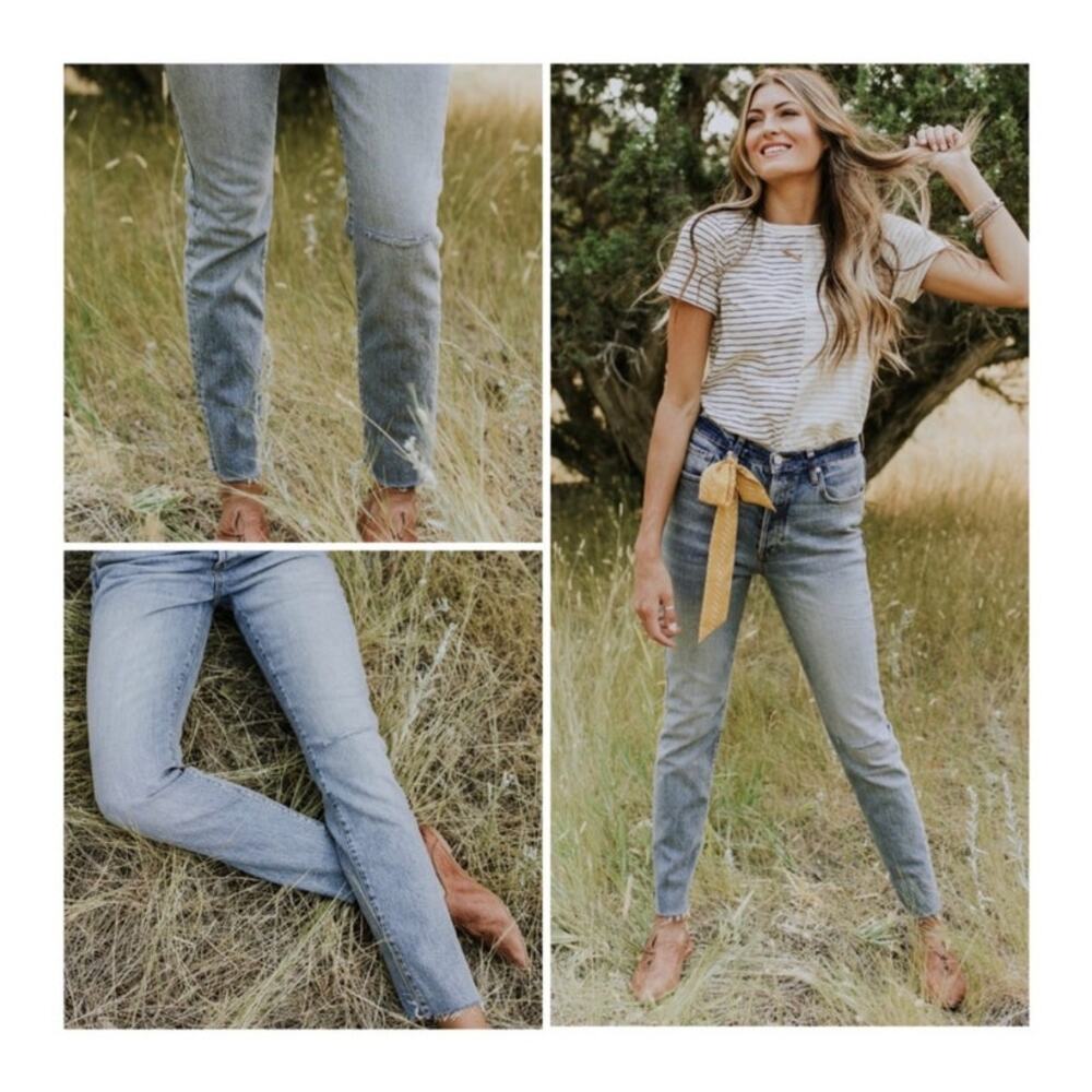 Free People Stella High Waisted Skinny Jeans size 24